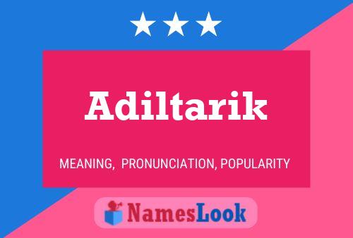 Adiltarik Name Poster