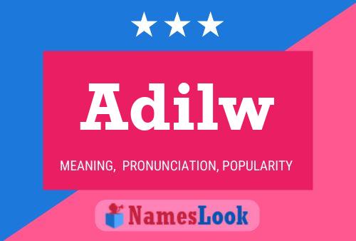 Adilw Name Poster