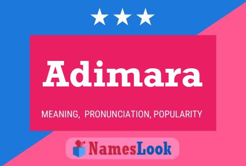 Adimara Name Poster