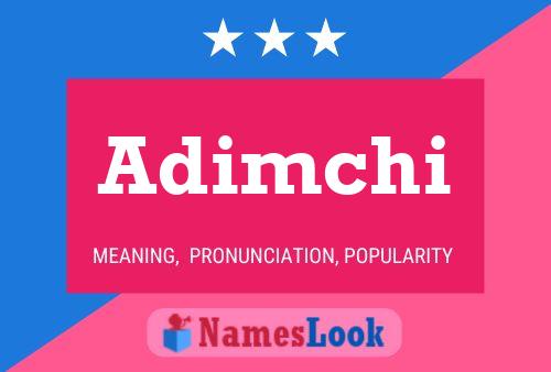 Adimchi Name Poster