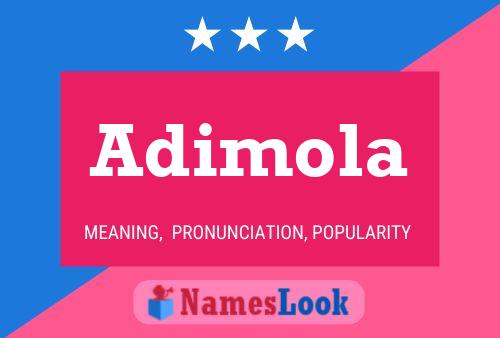 Adimola Name Poster