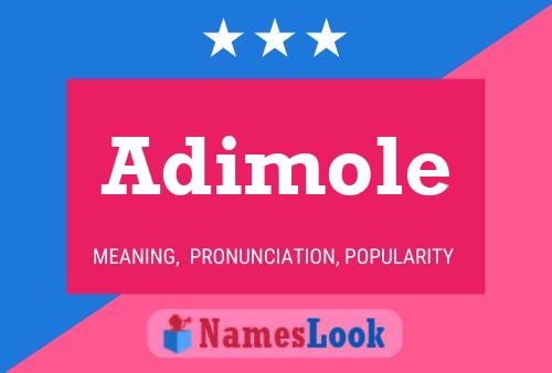 Adimole Name Poster