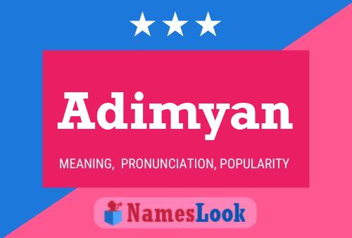 Adimyan Name Poster