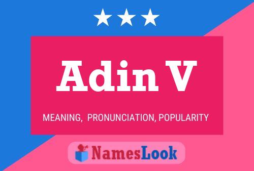 Adin V Name Poster