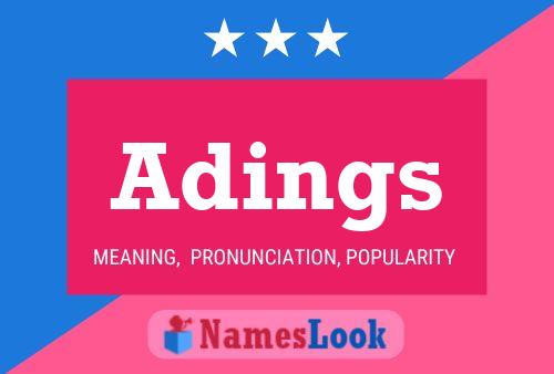 Adings Name Poster