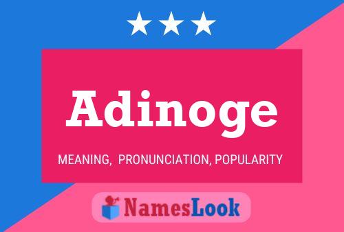 Adinoge Name Poster