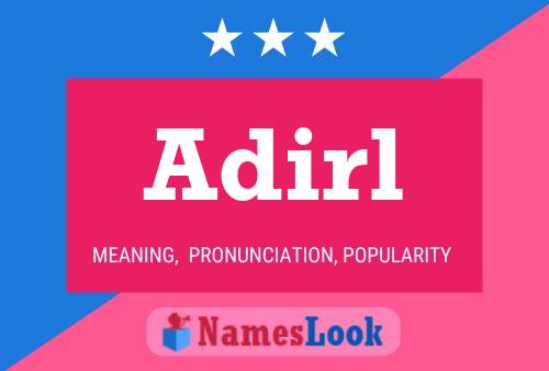 Adirl Name Poster