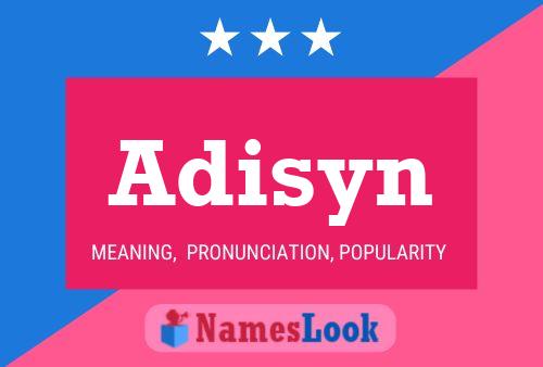 Adisyn Name Poster