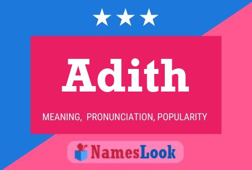 Adith Name Poster