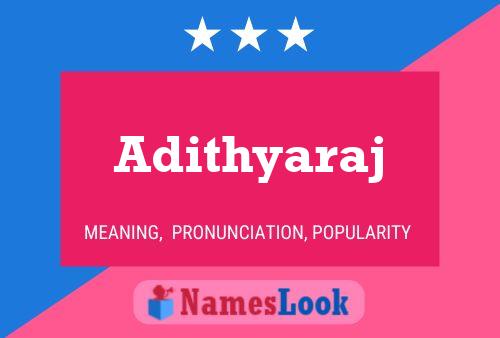 Adithyaraj Name Poster