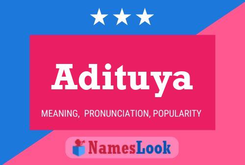 Adituya Name Poster