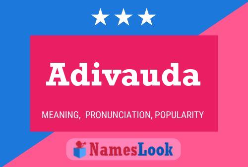 Adivauda Name Poster