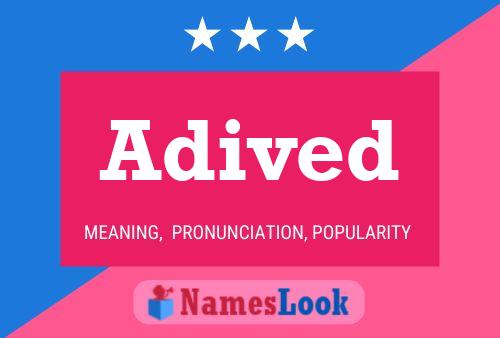 Adived Name Poster