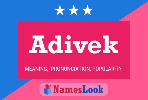 Adivek Name Poster