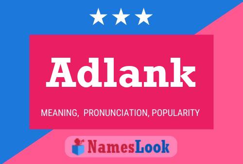 Adlank Name Poster