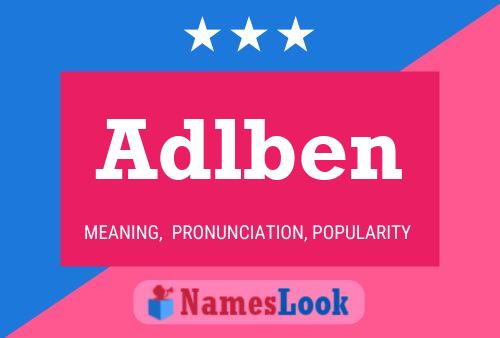 Adlben Name Poster