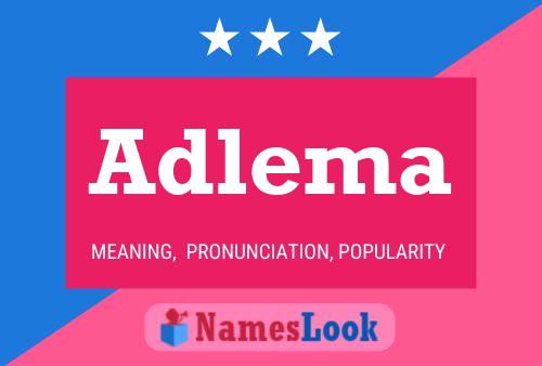 Adlema Name Poster