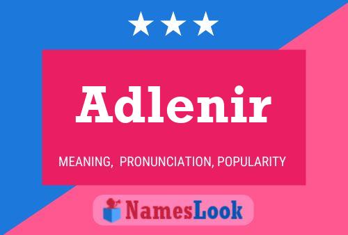 Adlenir Name Poster