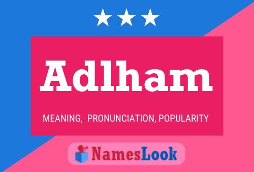 Adlham Name Poster