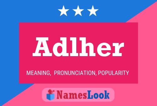 Adlher Name Poster