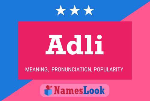 Adli Name Poster