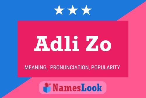 Adli Zo Name Poster