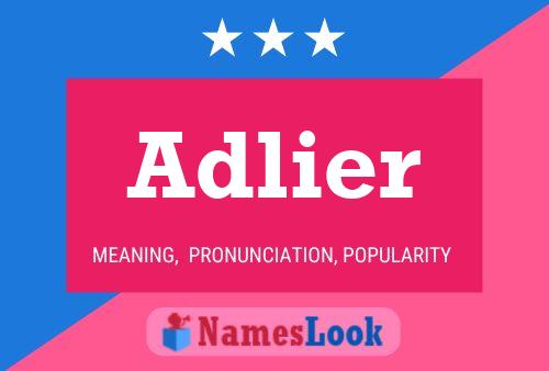 Adlier Name Poster