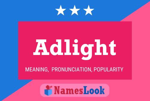 Adlight Name Poster