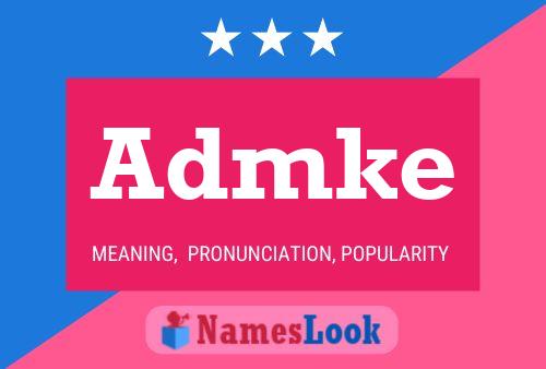 Admke Name Poster