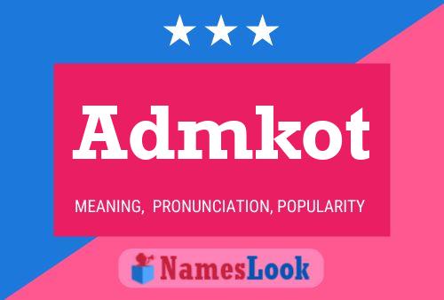 Admkot Name Poster