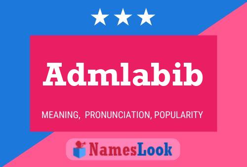 Admlabib Name Poster