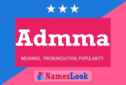 Admma Name Poster