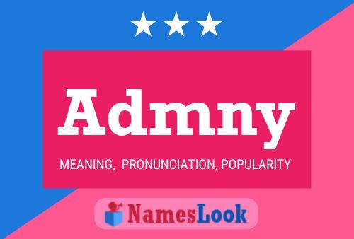 Admny Name Poster