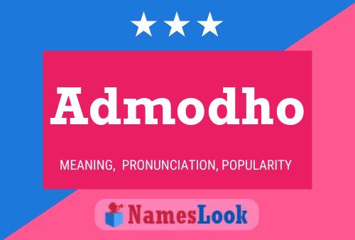 Admodho Name Poster