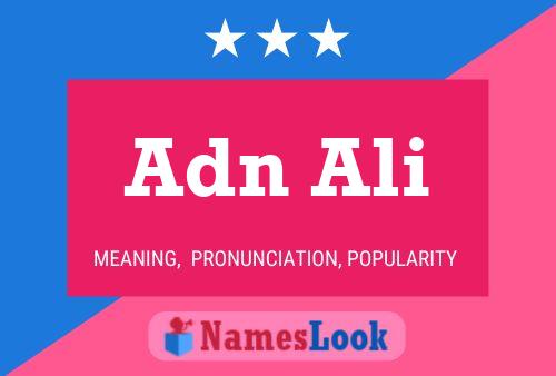 Adn Ali Name Poster