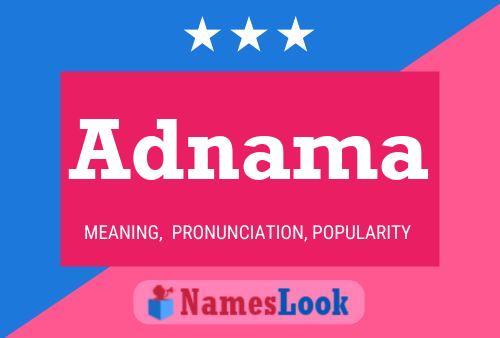 Adnama Name Poster