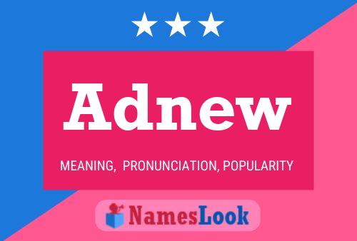 Adnew Name Poster