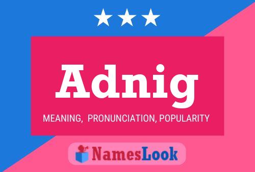 Adnig Name Poster