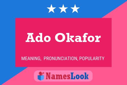 Ado Okafor Name Poster