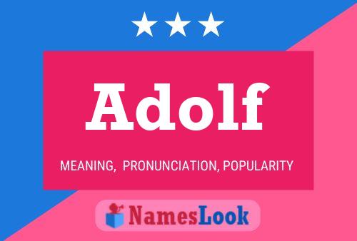 Adolf Name Poster