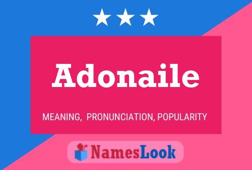 Adonaile Name Poster