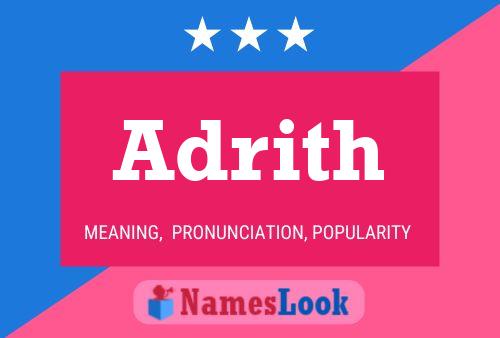 Adrith Name Poster