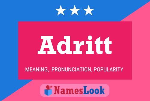 Adritt Name Poster