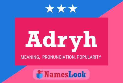 Adryh Name Poster