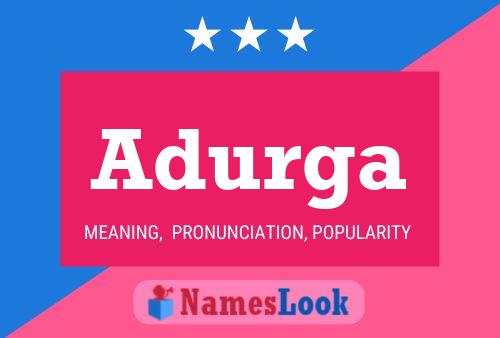 Adurga Name Poster