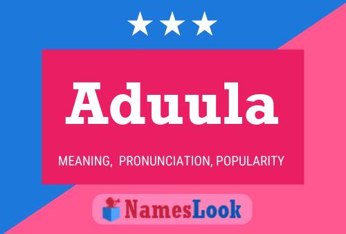 Aduula Name Poster