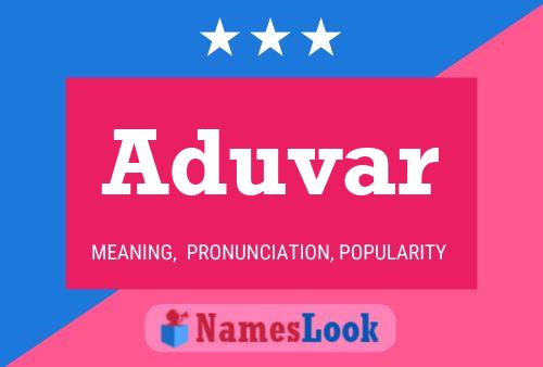 Aduvar Name Poster