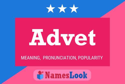 Advet Name Poster