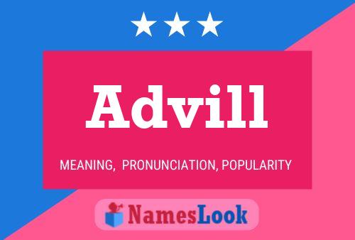 Advill Name Poster