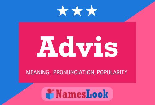 Advis Name Poster